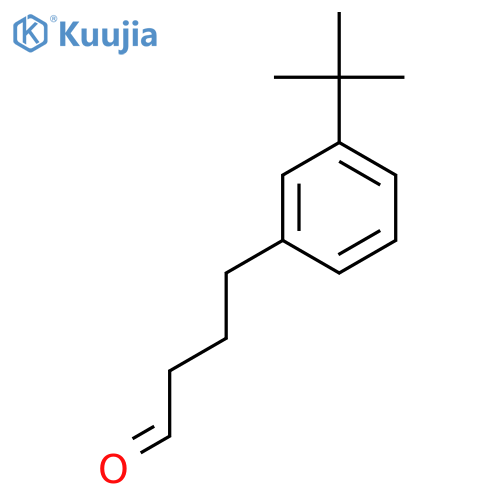 4-(3-tert-butylphenyl)butanal structure