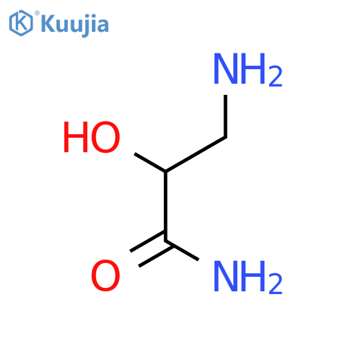 3-amino-2-hydroxypropanamide structure