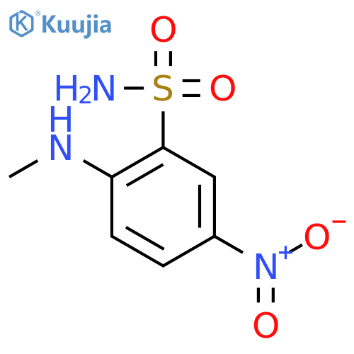 2-(methylamino)-5-nitrobenzene-1-sulfonamide structure