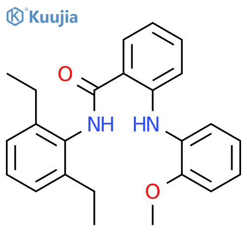 N-(2,6-Diethyl-phenyl)-2-(2-methoxy-phenylamino)-benzamide structure