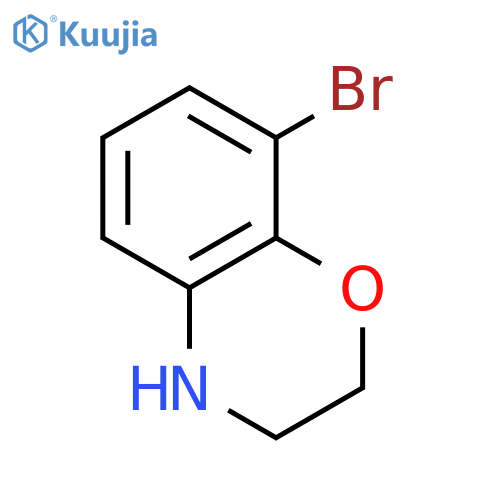 8-Bromo-3,4-dihydro-2H-1,4-benzoxazine structure