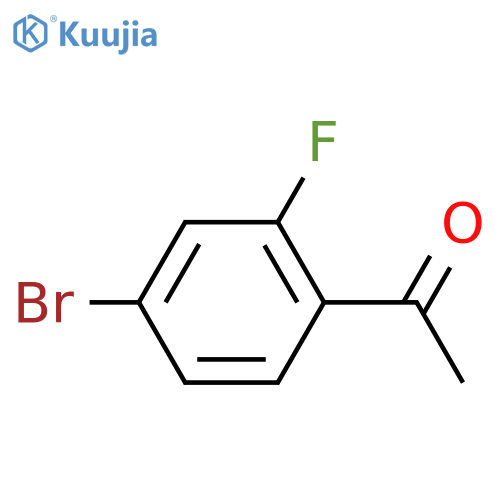 1-(4-bromo-2-fluorophenyl)ethan-1-one structure
