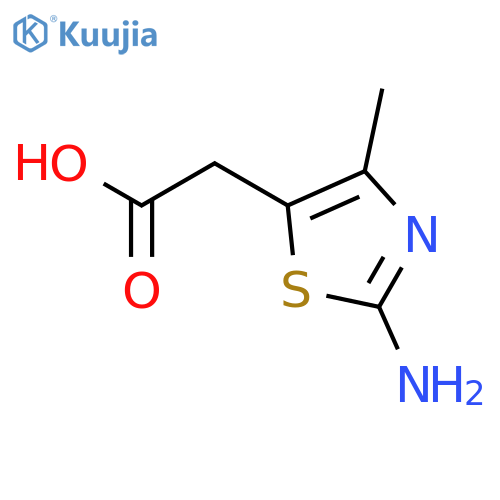 (2-Amino-4-methyl-thiazol-5-yl)-acetic acid structure