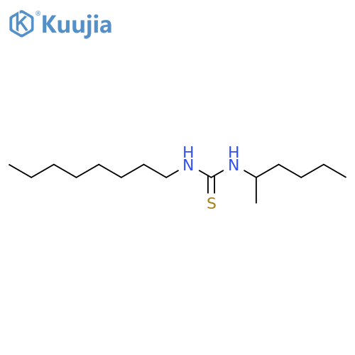 Thiourea, N-sec-hexyl-N'-octyl- structure