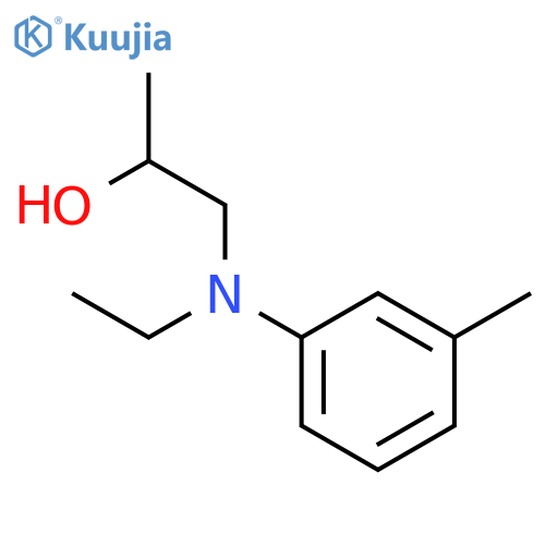 2-Propanol, 1-[ethyl(3-methylphenyl)amino]- structure