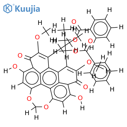 2',2''-Dibenzoylcercosporin structure