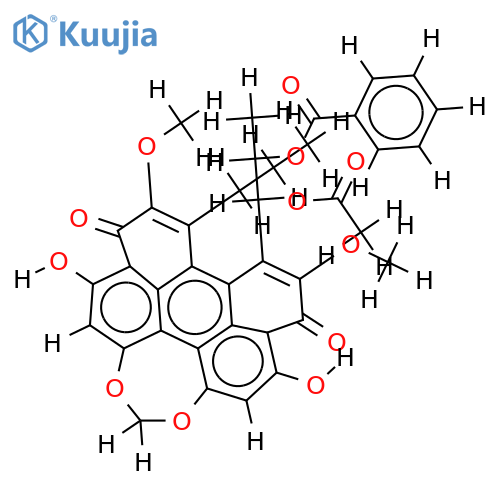 2'-Acetyl-2''-benzoylcercosporin structure