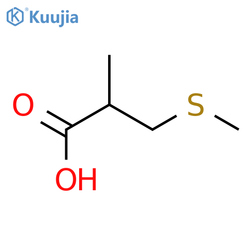 2-Methyl-3-(methylthio)propanoic Acid structure