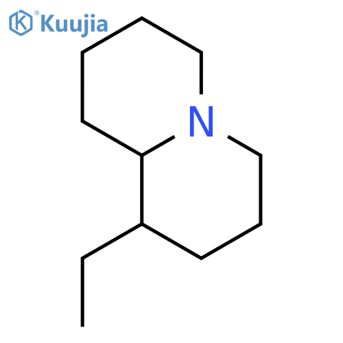 2H-Quinolizine, 1-ethyloctahydro-, trans- structure