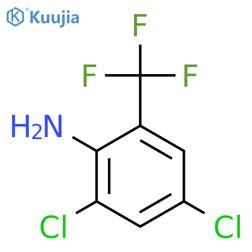 2,4-Dichloro-6-(trifluoromethyl)aniline structure