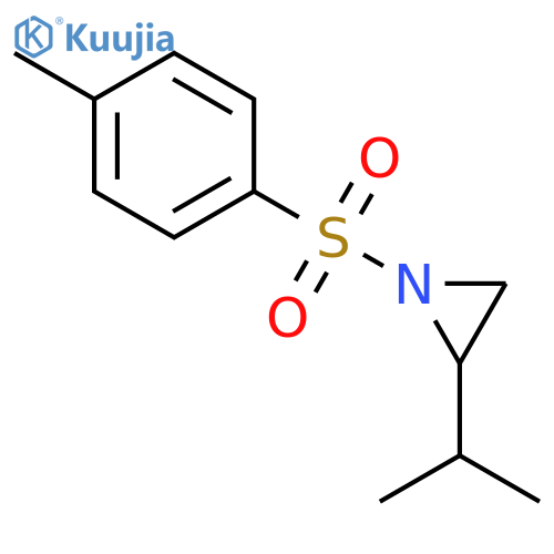 Aziridine, 2-(1-methylethyl)-1-[(4-methylphenyl)sulfonyl]-, (S)- structure