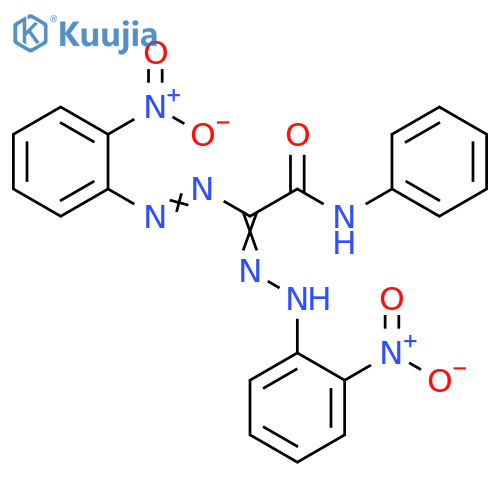 Acetamide,2-[(2-nitrophenyl)azo]-2-[(2-nitrophenyl)hydrazono]-N-phenyl- structure