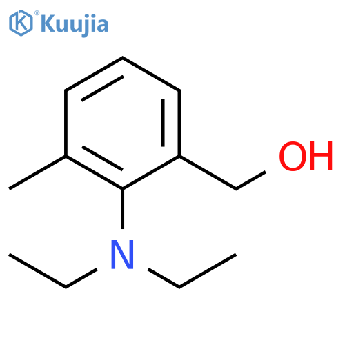 Benzenemethanol, 2-(diethylamino)-3-methyl- structure