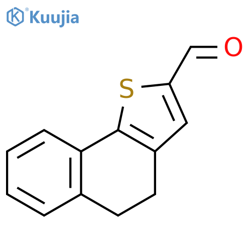 Naphtho[1,2-b]thiophene-2-carboxaldehyde, 4,5-dihydro- structure