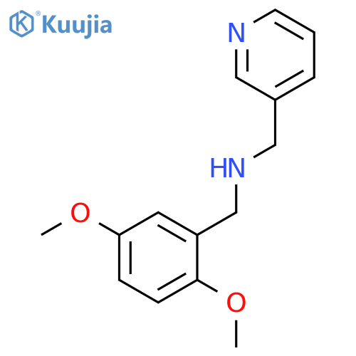 (2,5-Dimethoxy-benzyl)-pyridin-3-ylmethyl-amine structure