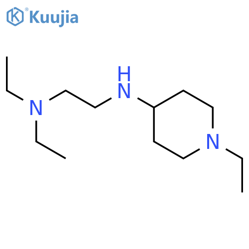 1,2-Ethanediamine,N,N-diethyl-N-(1-ethyl-4-piperidinyl)-(9CI) structure