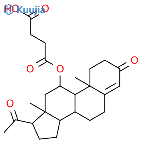 progesterone 11-hemisuccinate structure
