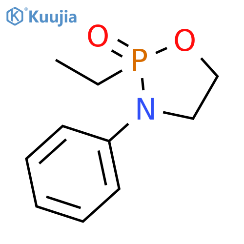 1,3,2-Oxazaphospholidine, 2-ethyl-3-phenyl-, 2-oxide structure