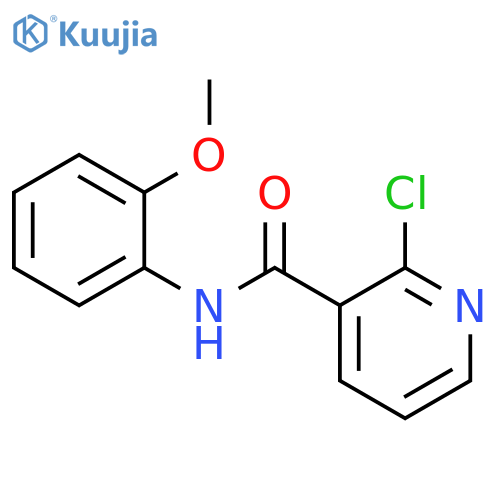 2-chloro-N-(2-methoxyphenyl)pyridine-3-carboxamide structure