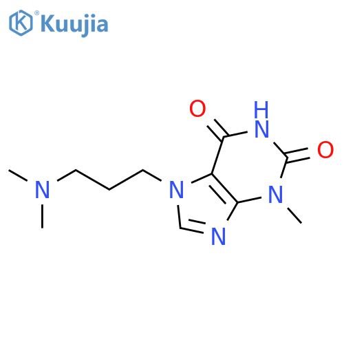 1H-Purine-2,6-dione, 7-[3-(dimethylamino)propyl]-3,7-dihydro-3-methyl- structure