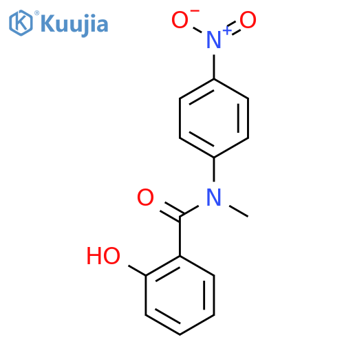 Benzamide, 2-hydroxy-N-methyl-N-(4-nitrophenyl)- structure
