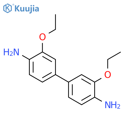 3,3'-Diethoxybiphenyl-4,4'-diamine structure