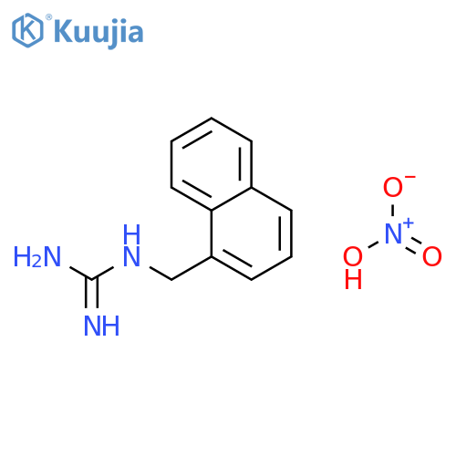 N-(naphthalen-1-yl)methylguanidine, nitric acid structure
