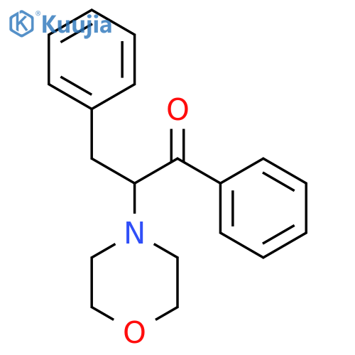2-(morpholin-4-yl)-1,3-diphenylpropan-1-one structure