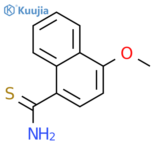 4-methoxynaphthalene-1-carbothioamide structure