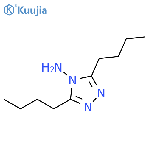 4H-1,2,4-Triazol-4-amine, 3,5-dibutyl- structure