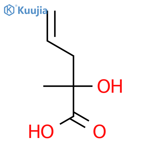 4-Pentenoic acid, 2-hydroxy-2-methyl-, (S)- structure