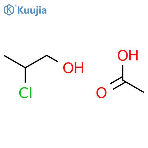 Acetic acid;2-chloropropan-1-ol structure