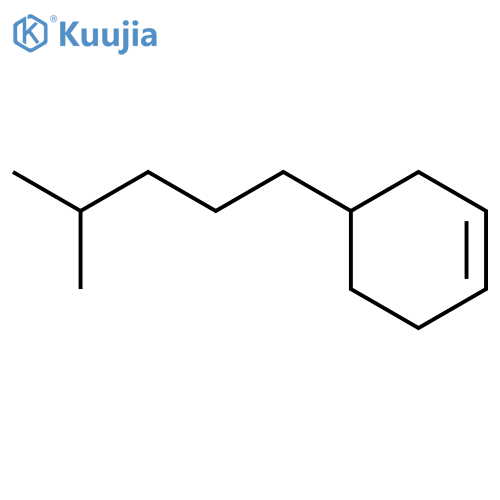 Cyclohexene, 4-(4-methylpentyl)- structure