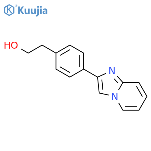 BENZENEETHANOL, 4-IMIDAZO[1,2-A]PYRIDIN-2-YL- structure