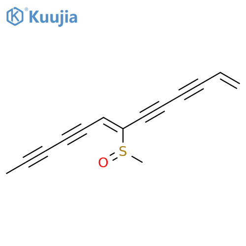1,7-Tridecadiene-3,5,9,11-tetrayne, 7-(methylsulfinyl)-, (Z)- structure