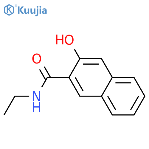 2-Naphthalenecarboxamide,N-ethyl-3-hydroxy- structure