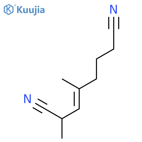 3-Octenedinitrile, 2,4-dimethyl- structure