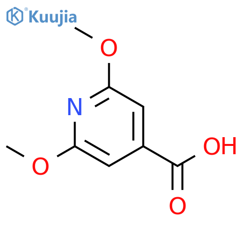 2,6-dimethoxypyridine-4-carboxylic acid structure