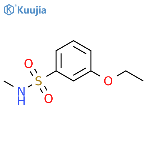 3-ethoxy-N-methylbenzene-1-sulfonamide structure