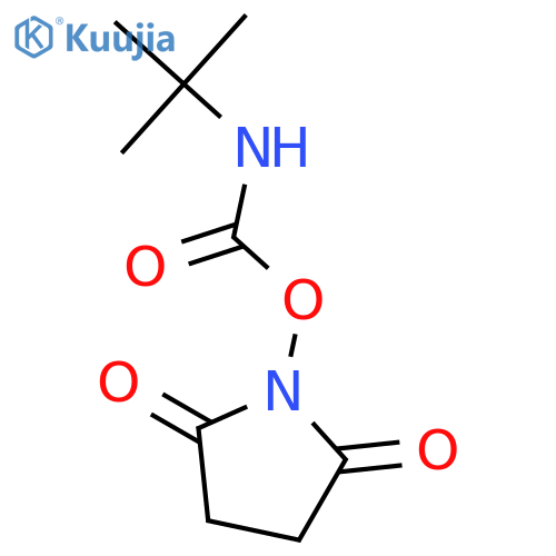 2,5-Pyrrolidinedione, 1-[[[(1,1-dimethylethyl)amino]carbonyl]oxy]- structure