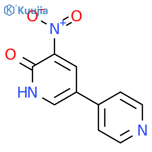 [3,4'-Bipyridin]-6(1H)-one, 5-nitro- structure