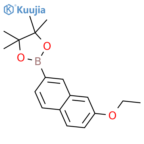1,3,2-Dioxaborolane, 2-(7-ethoxy-2-naphthalenyl)-4,4,5,5-tetramethyl- structure