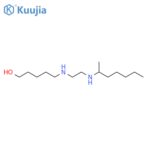 1-Pentanol, 5-[[2-[(1-methylhexyl)amino]ethyl]amino]- structure
