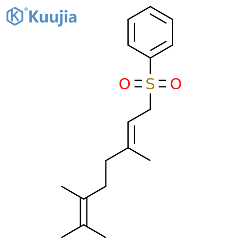 BENZENE, [(3,6,7-TRIMETHYL-2,6-OCTADIENYL)SULFONYL]- structure