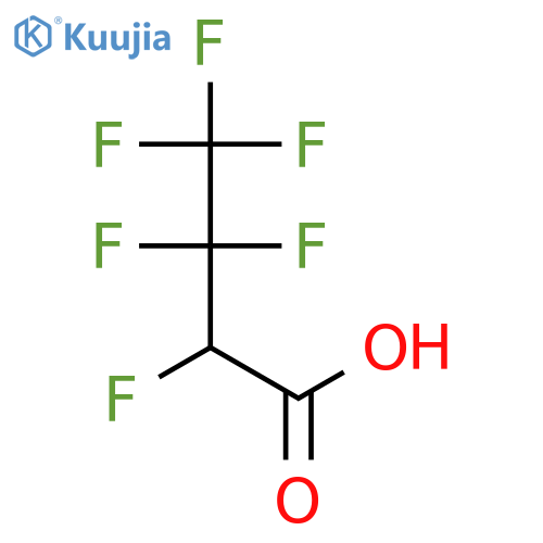 Butanoic acid, 2,3,3,4,4,4-hexafluoro- structure