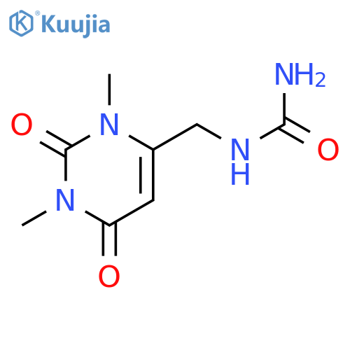 Urea, [(1,2,3,6-tetrahydro-1,3-dimethyl-2,6-dioxo-4-pyrimidinyl)methyl]- structure