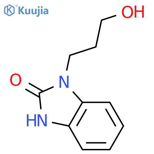 1,3-dihydro-1-(3-hydroxypropyl)-2H-Benzimidazol-2-one structure