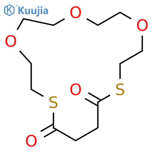 1,4,7-Trioxa-10,15-dithiacycloheptadecane-11,14-dione structure