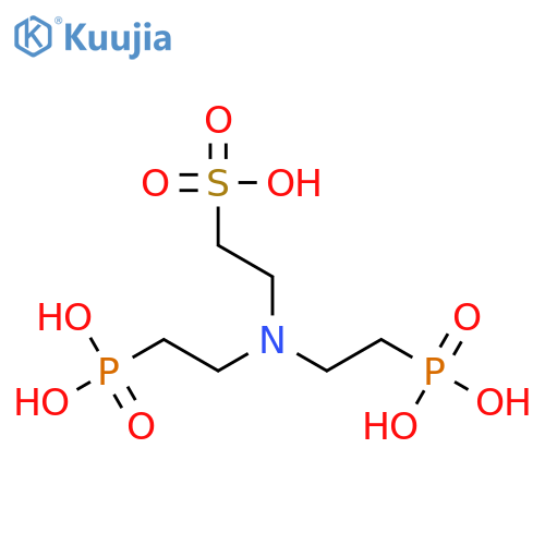 Ethanesulfonic acid, 2-[bis(2-phosphonoethyl)amino]- structure