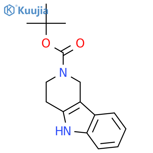 tert-Butyl 1,3,4,5-tetrahydro-2H-pyrido-[4,3-b]indole-2-carboxylate structure